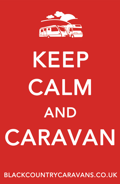 Keep Calm and Caravan banner